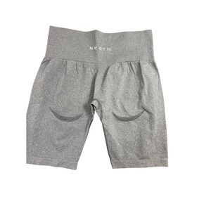 NVGTN Signature 2.0 Biker Shorts Sage Green Marl Seamless Workout Gym Mens XL